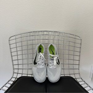 Nike Men’s Free RN Flyknit in White/Black/Platinum